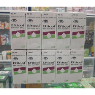 Dung dịch nhỏ mắt mũi EFTICOL (1 lốc/10 chai*10ml)