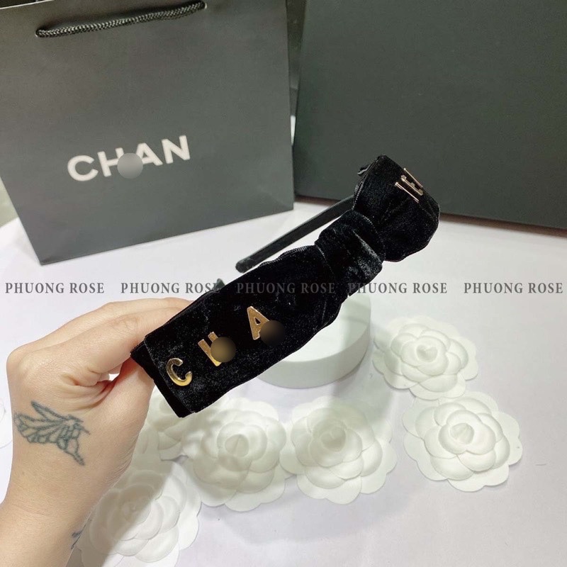 Bờm nơ nhung cha leo băng đô nhung sang chảnh