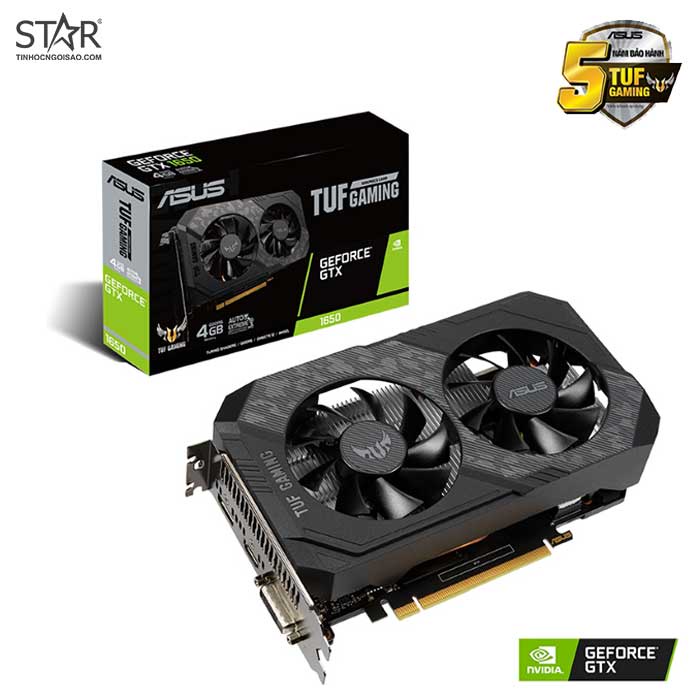 VGA Asus GTX 1650 4G GDDR6 TUF Gaming