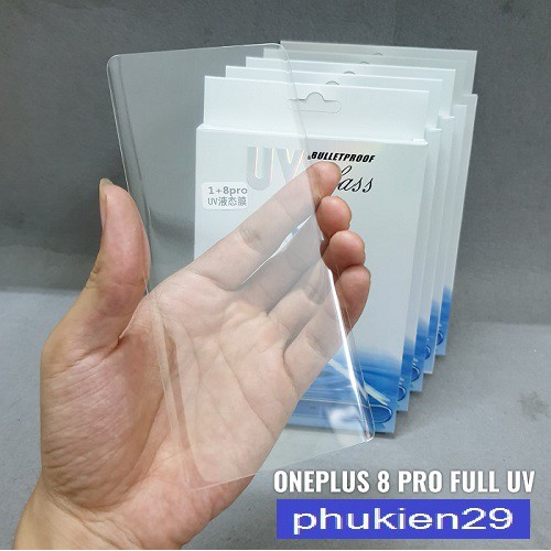 Kính cường lực FULL màn FULL keo UV Glass Pro+ 9H cao cấp