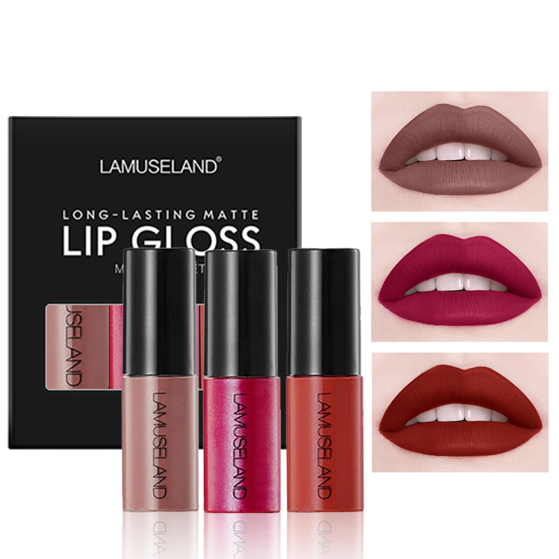 (Hàng Mới Về) Set 3 Son Môi Lamuseland Chống Thấm Nước Và Chống Dính Cao Cấp | BigBuy360 - bigbuy360.vn