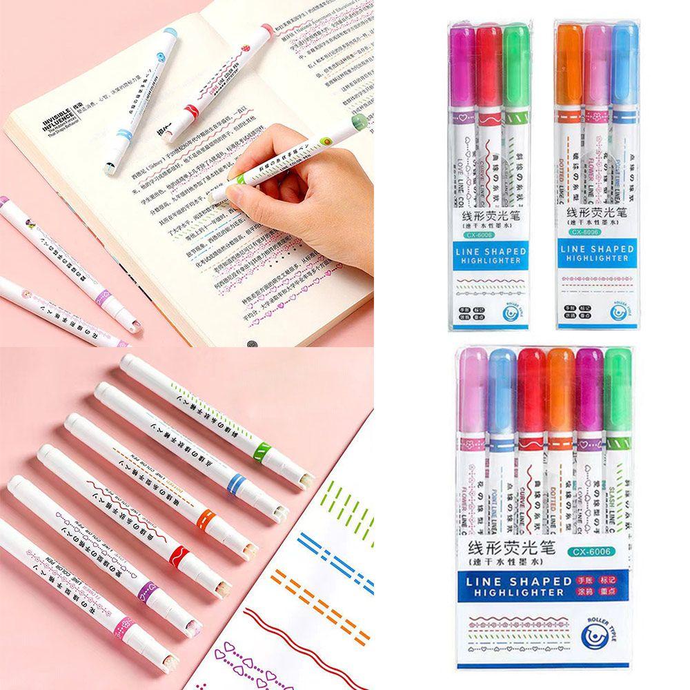 Bút Bắt Sáng Dạng Cong Hình Bông Hoa Màu Sắc