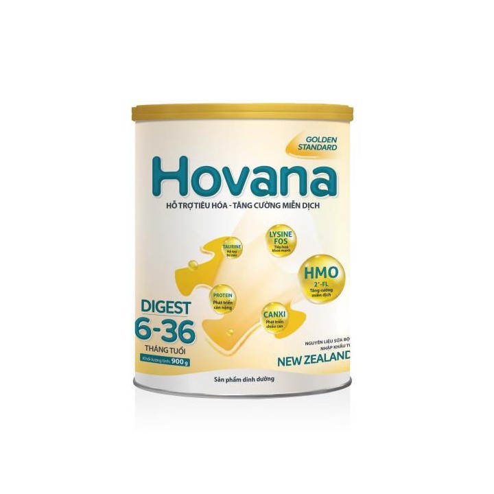 Sữa bột Hovana Digest 900g