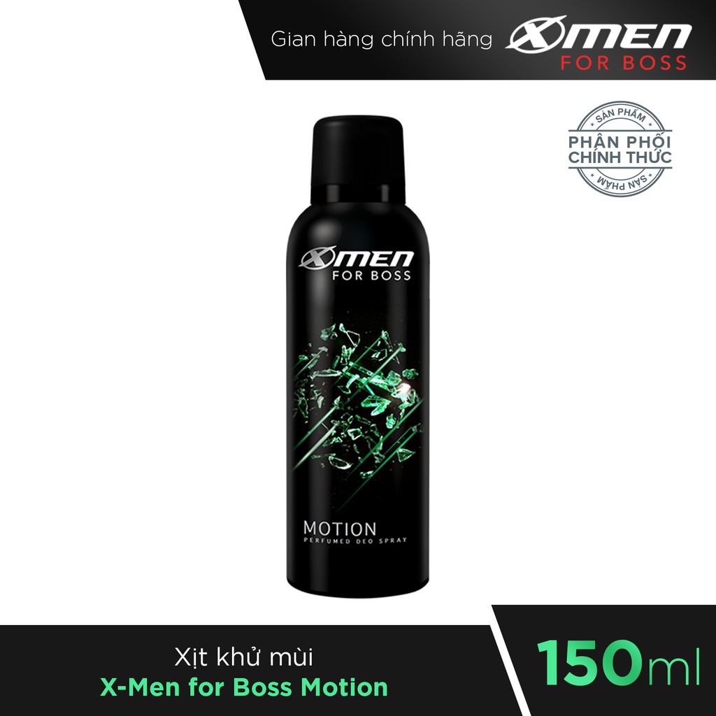 Xịt Khử Mùi XMEN For Boss Motion 150ml