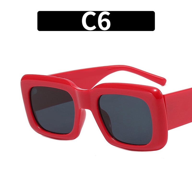 Kính Mát Hình Chữ Nhật Thời Trang Theo Phong Cách Phương Tây Dành Cho Nữ