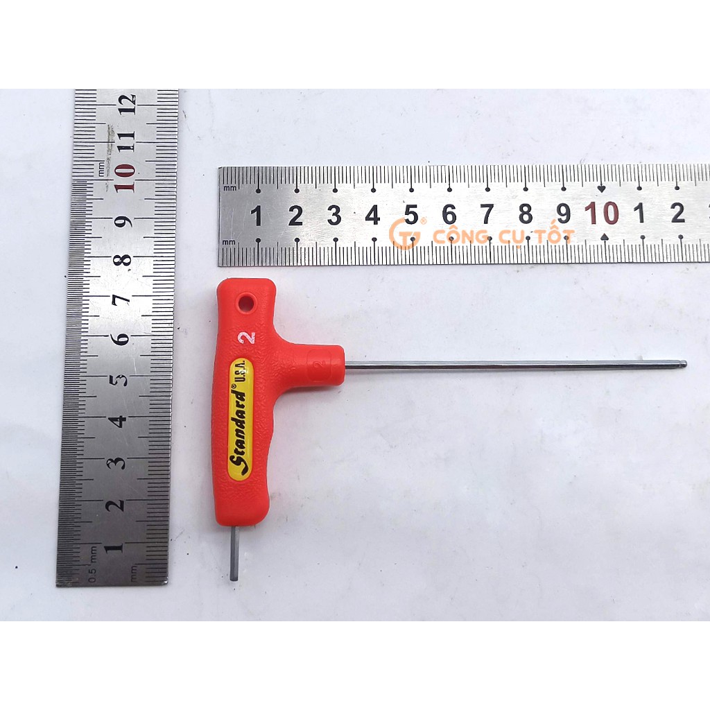 Lục giác bi chữ T 2 đầu thép S2 Standard