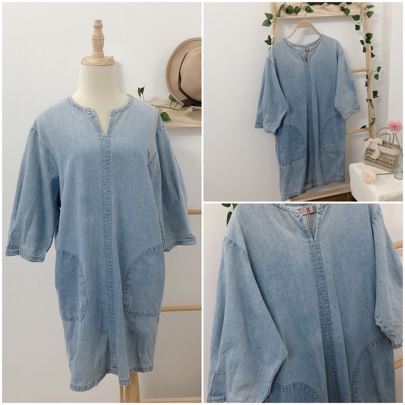 Đầm jean bò 2hand giá hạt dẻ