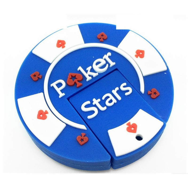 USB hình lá bài Poker bằng cao su