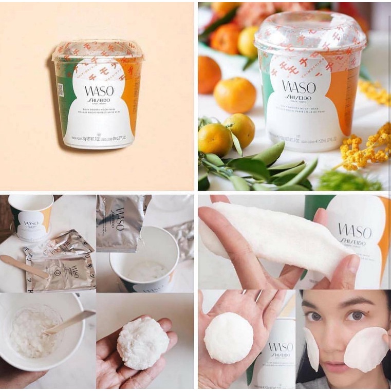 [ĐỌC KĨ MÔ TẢ] Nạ mochi thư giãn và dưỡng da Shiseido WASO Silky Smooth Mochi Mask (Nhật Bản)