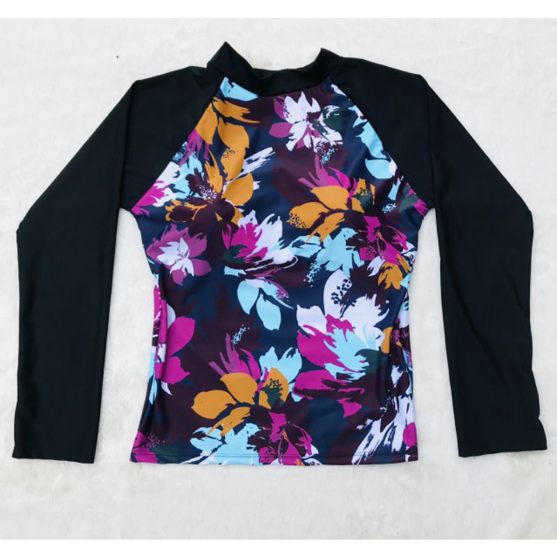 25 Mẫu Sẵn Mút Ngực Áo Bơi Lẻ Tay Dài Hoạ Tiết Free Size