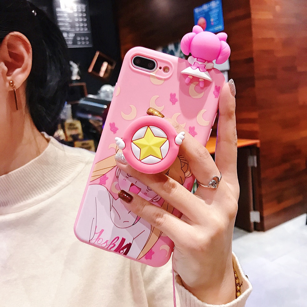 Ốp điện thoại silicone hình Sailor Moon cho SAMSUNG GALAXY A51 A71