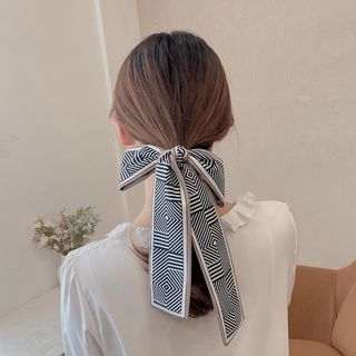 Dây buộc tóc bằng lụa phong cách Pháp đơn giản thời trang cho nữ