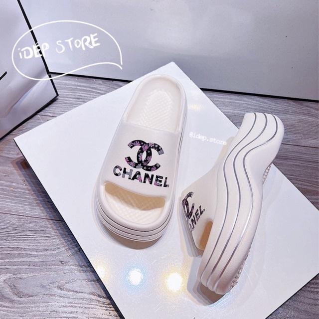Dép bánh mì Baya CC độn cao 5cm nữ quai ngang chất EVA siêu nhẹ thời trrang Maipy Shop D225