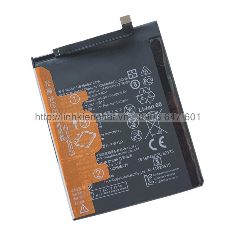 Pin Huawei Nova 2i RNE-L22 3340mAh Zin - Hàng nhập Khẩu
