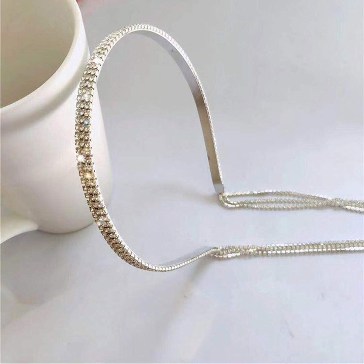 Cài Tóc Đính Đá Pha Lê Lấp Lánh Thanh Lịch Dành Cho Nữ