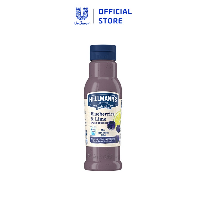 [Mã COSUI03 giảm 8% đơn 150K] Xốt salad Hellmann's Việt Quất và Chanh 210ml