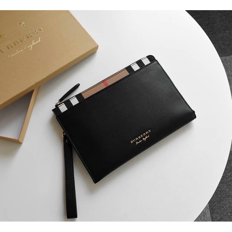 Túi clutch BBRi da thật