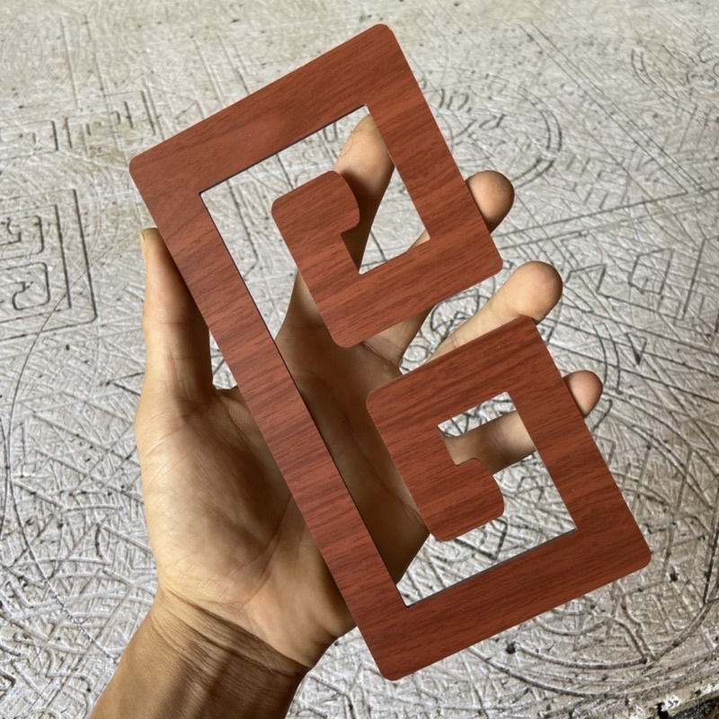 COMBO Tấm Ốp Trang Trí Bàn Thờ / Viền Trang Trí Chữ C Cắt CNC