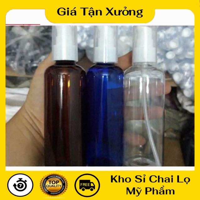 [TRÙM SỈ] [Combo 10sp] Chai Chiết Mỹ Phẩm ❤ Chai nhựa pet xịt giọt 20ml,30ml,50ml,100ml, phụ kiện du lịch