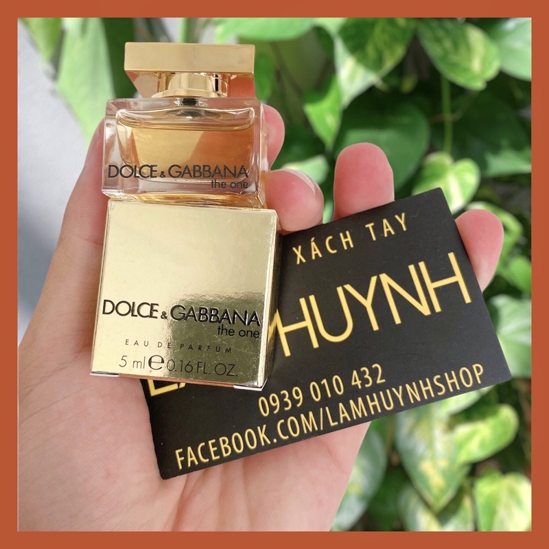 Nước hoa mini THE ONE EDP FOR WOMAN 5ml