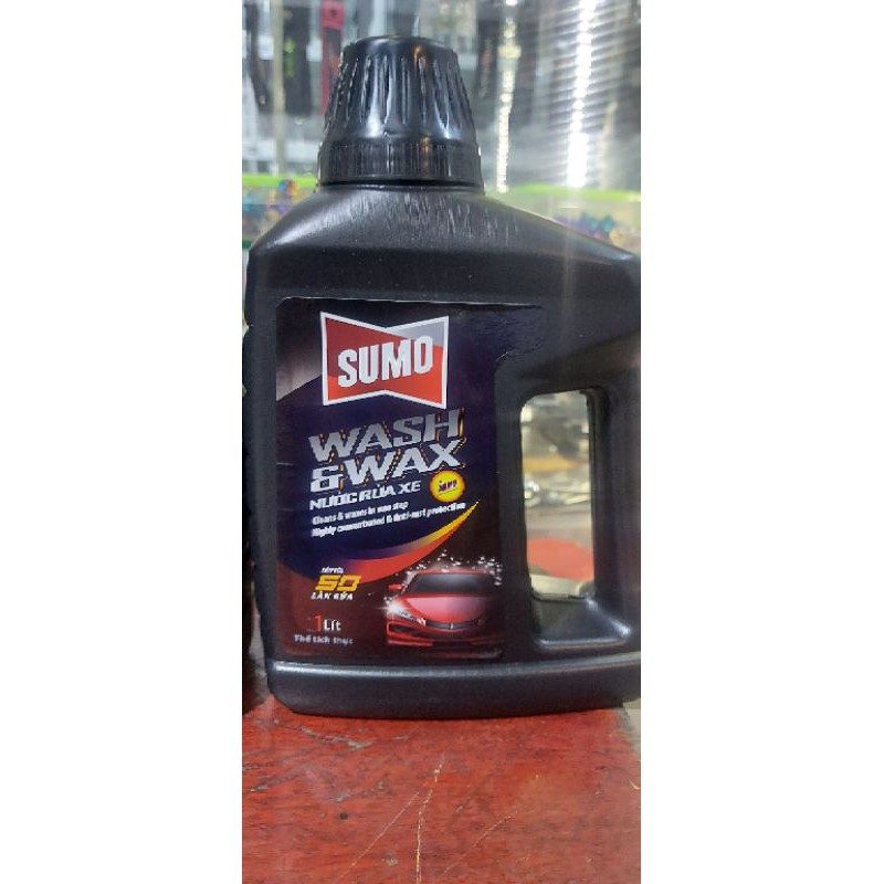 Nước rửa xe bảo vệ màu sơn xe Sumo Wash & Wax