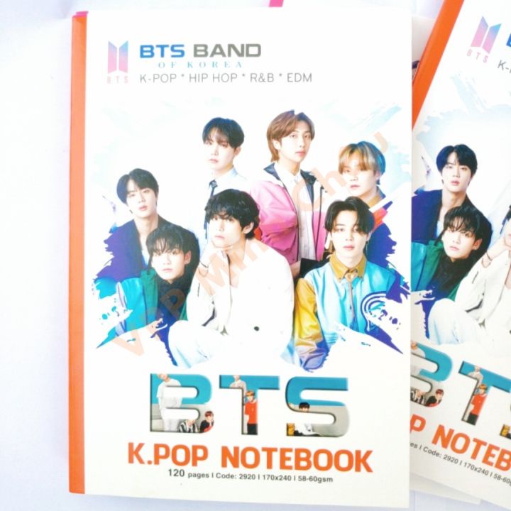 Vở Kẻ Ngang Hải Tiến 120 Trang K.POP In Hình BTS MS2920