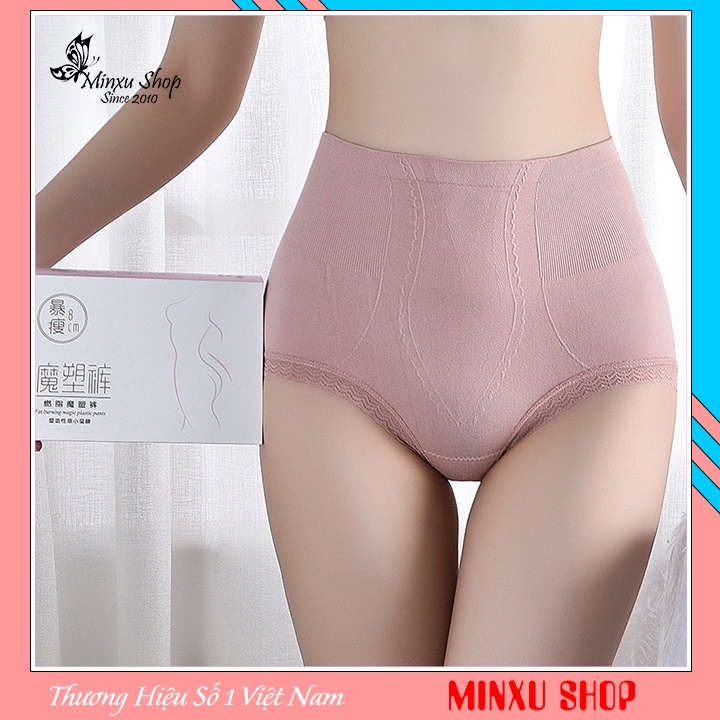 Quần lót nữ cotton CẠP CAO - NÂNG MÔNG - GEN BỤNG co giãn 4 chiều tạo form đẹp, kháng khuẩn Minxu shop 2003
