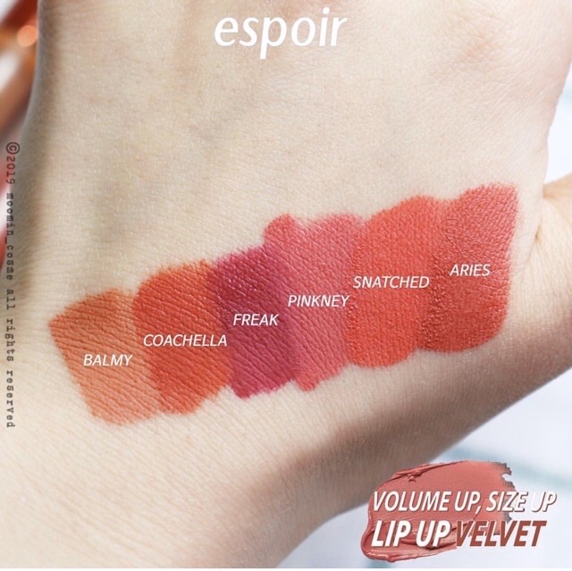 SON KEM LÌ ESPOIR LIP UP VELVET