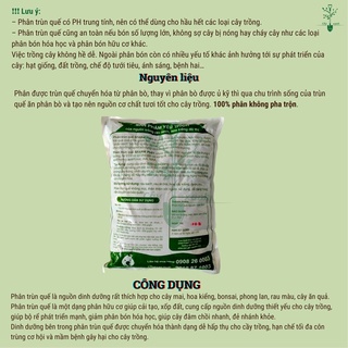 Phân Trùn Quế Cao Cấp Sfarm Dạng Bột 2kg