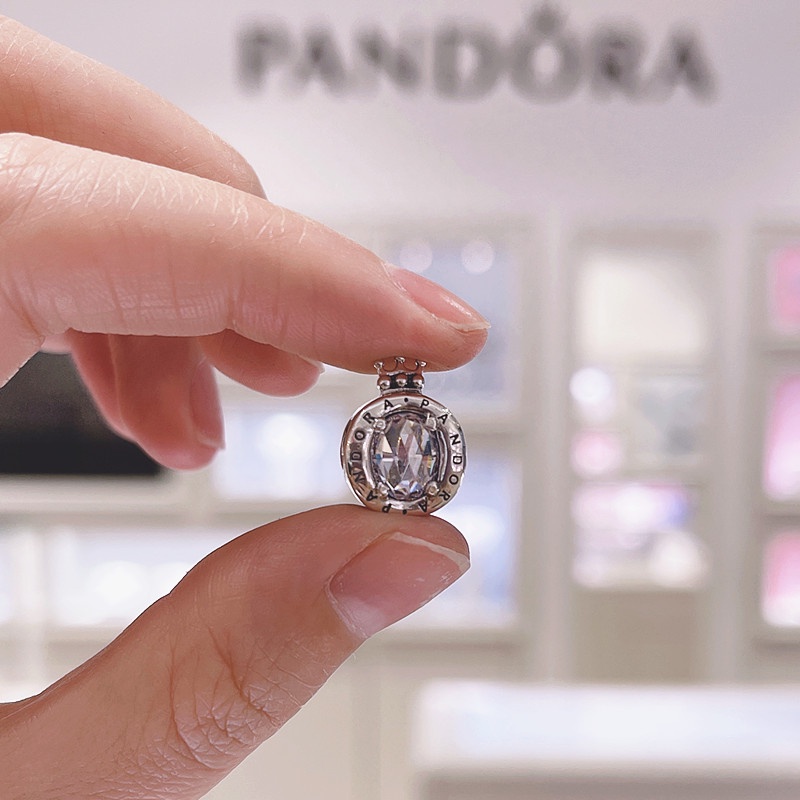 Vương miện đá quý O Bangle Charm Hạt Quà tặng bên