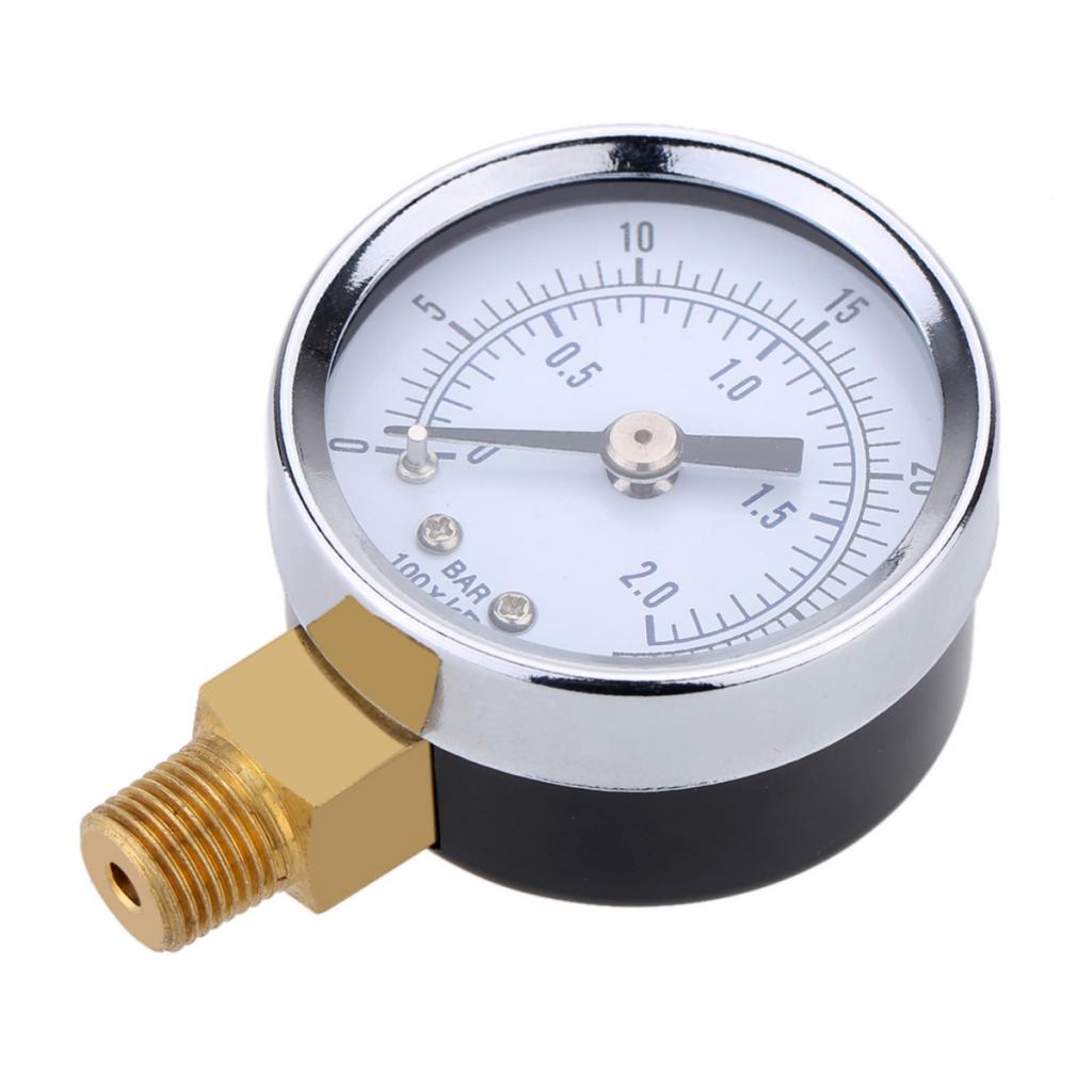 Đồng Hồ Đo Áp Suất Không Khí Bubble Shop61 0-30psi 0-2bar