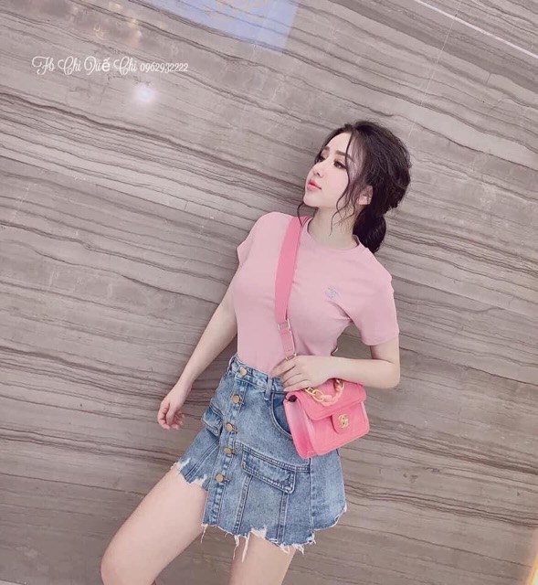 Quần Sooc bò Giả Váy Khuy Lệch Hàng Đủ Size | BigBuy360 - bigbuy360.vn