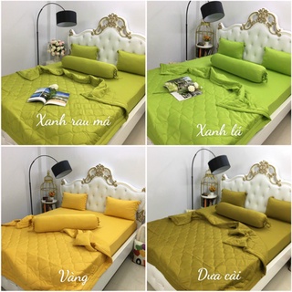 Bộ ga thun❤❤FREESHIP❤❤drap thun Hàn 4 món( 1 ga, 2 áo nằm ,1 áo ôm)