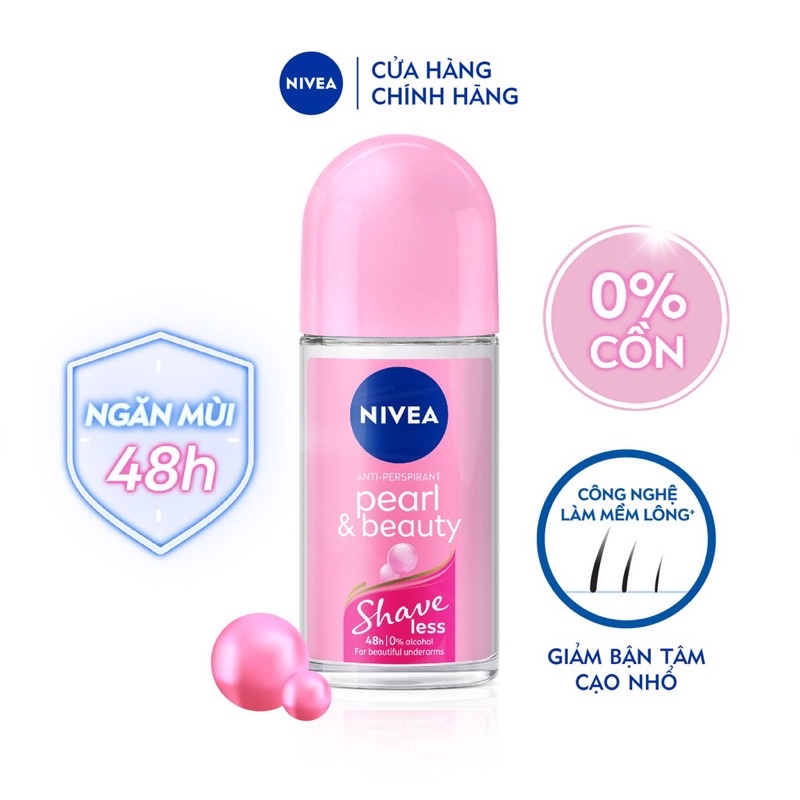 Lăn ngăn mùi Nivea Pearl &amp; Beauty 50ml