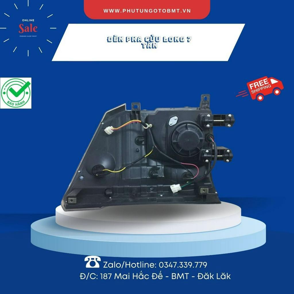 Đèn pha xe tải Cửu long 9 tấn, ben TMT 7 tấn, Dongfeng Việt Trung 5 tấn. Mã sản phẩm 1049/1059