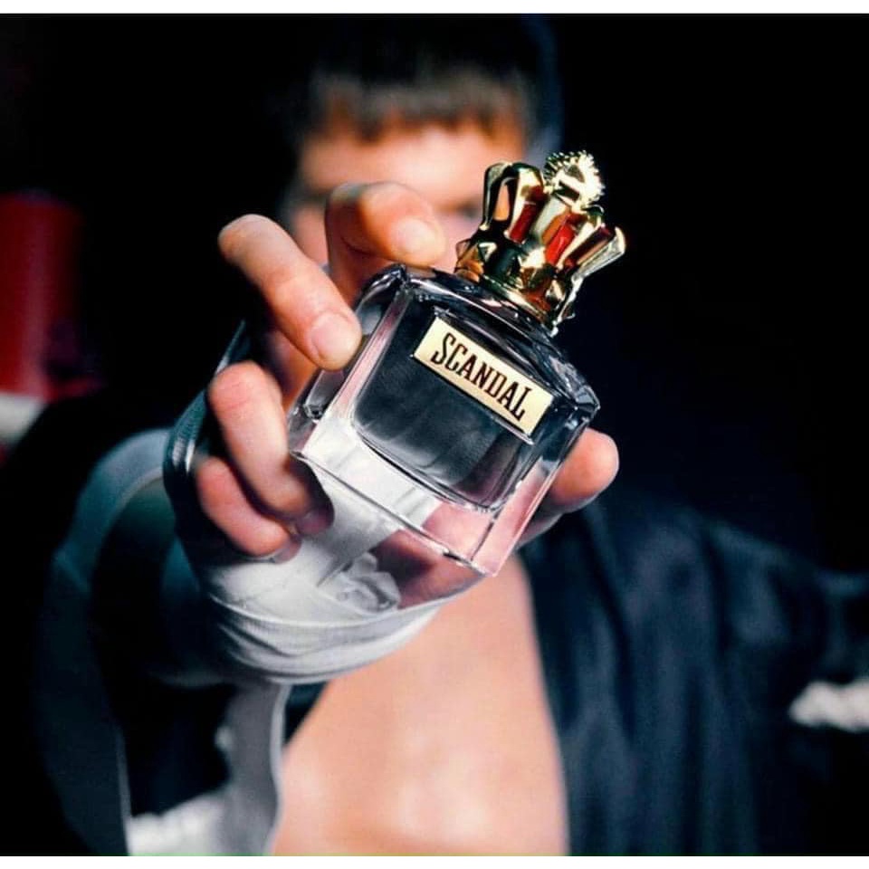 Nước hoa nam chính hãng JPG SCANDAL POUR HOMME hình vương miện đỏ 100ml Nước hoa nam tính lịch lãm- Lưu hương 8-12 tiếng