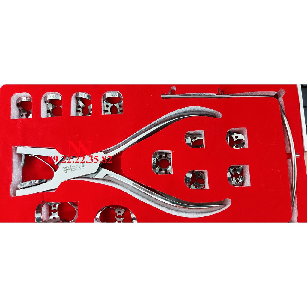 Bộ đặt đê cao su nha khoa: kit, rubber dam, combo