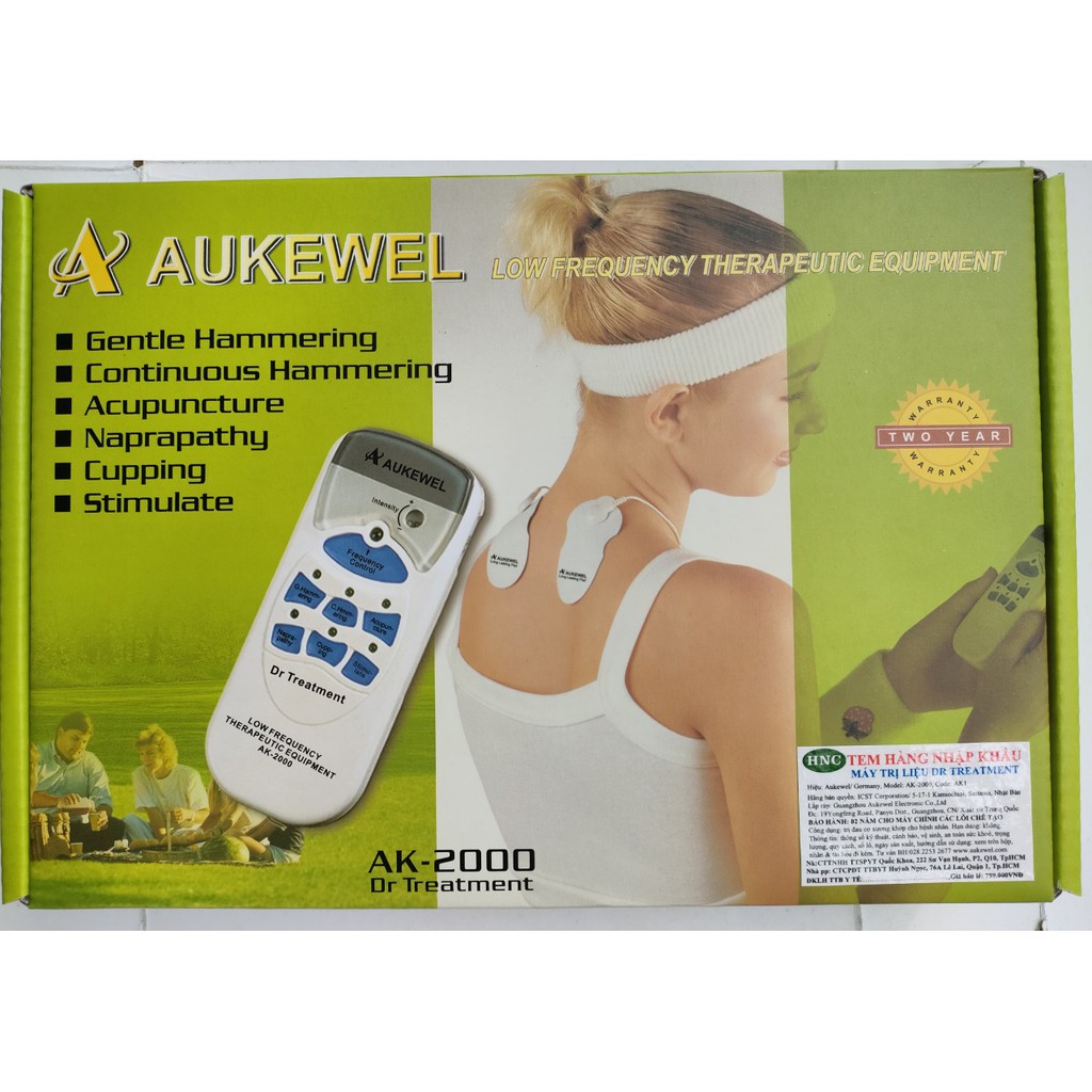 Máy Massage xung điện trị liệu thương hiệu Đức Aukewel AK-2000