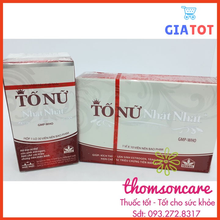 Tố nữ Nhất nhất  Đẹp da, bổ sung nội tiết tố - Chính hãng 100% - Hà Nội