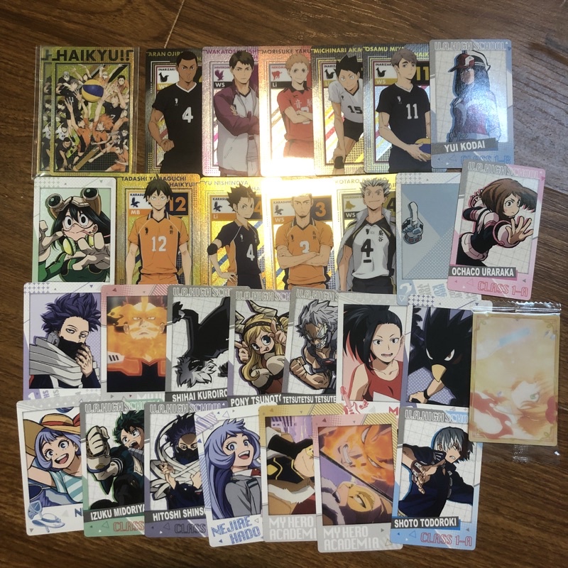 Thẻ nhân phẩm Mha/Haikyuu