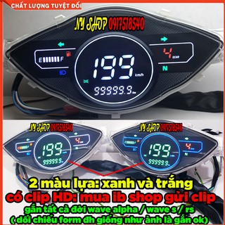 ĐỒNG HỒ ĐIỆN TỬ FULL LCD WAVE ALPHA , WAVE RS, WAVE 100, WAVE 110 ...