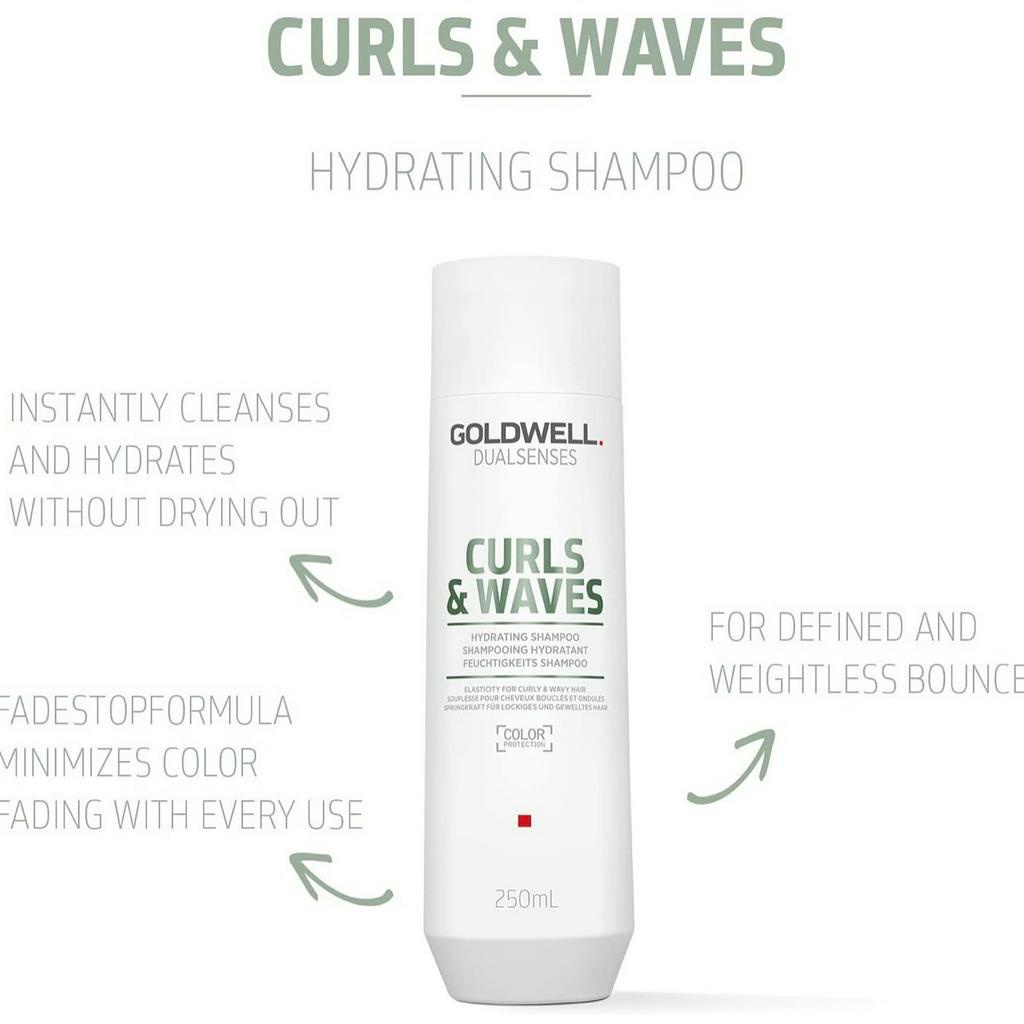 Dầu gội dưỡng xoăn Goldwell Dualsenses Curls Waves 250ML