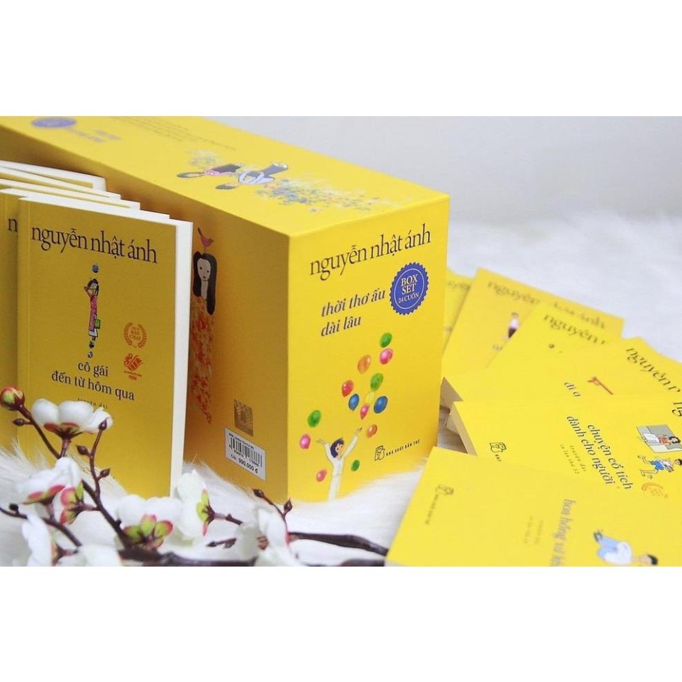 Sách Nguyễn Nhật Ánh - Boxset Thời Thơ Ấu Dài Lâu ( Vàng Ấm Áp ) - NXB Trẻ