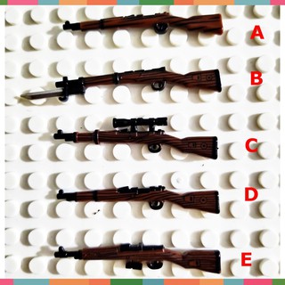 Đồ Chơi Các Cẫu Súng Trường 98K Siêu Đẹp Trong Thế Chiến II NO.1140 - Phụ Kiện Army