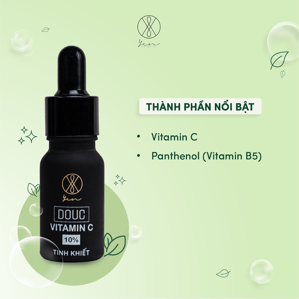 Combo VitaminC DouC 10ml+Serum B3 B5 DouB 20ml+Kem Dưỡng Ẩm DouT 50g Ngăn Ngừa Lão Hóa Dưỡng Trắng Cấp Ẩm