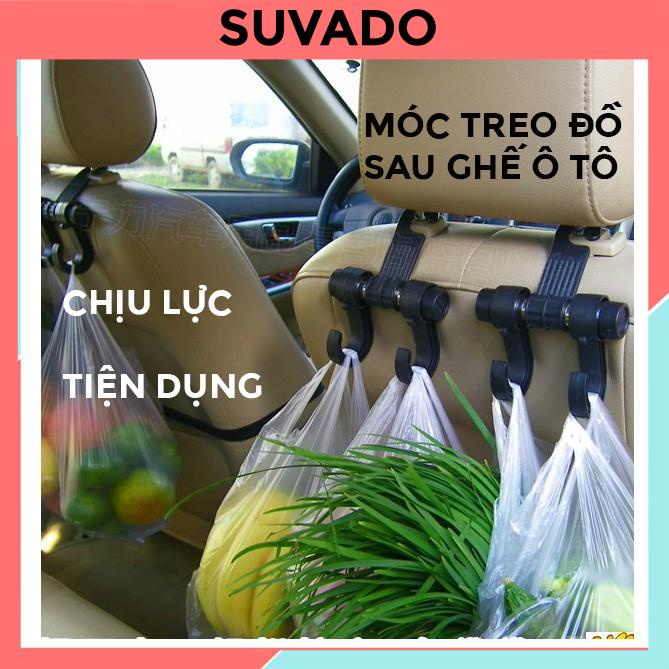 Móc Treo Đồ sau ghế Ô Tô xe hơi kiêm giá đỡ điện thoại  MT2 SUVADO