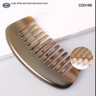 Lược sừng mini răng thưa hahanco