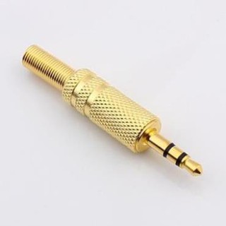 Jack 3.5 kim loại vàng