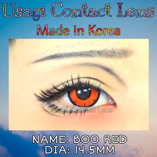 boo red lens cosplay ( Usagi Contact Lens)