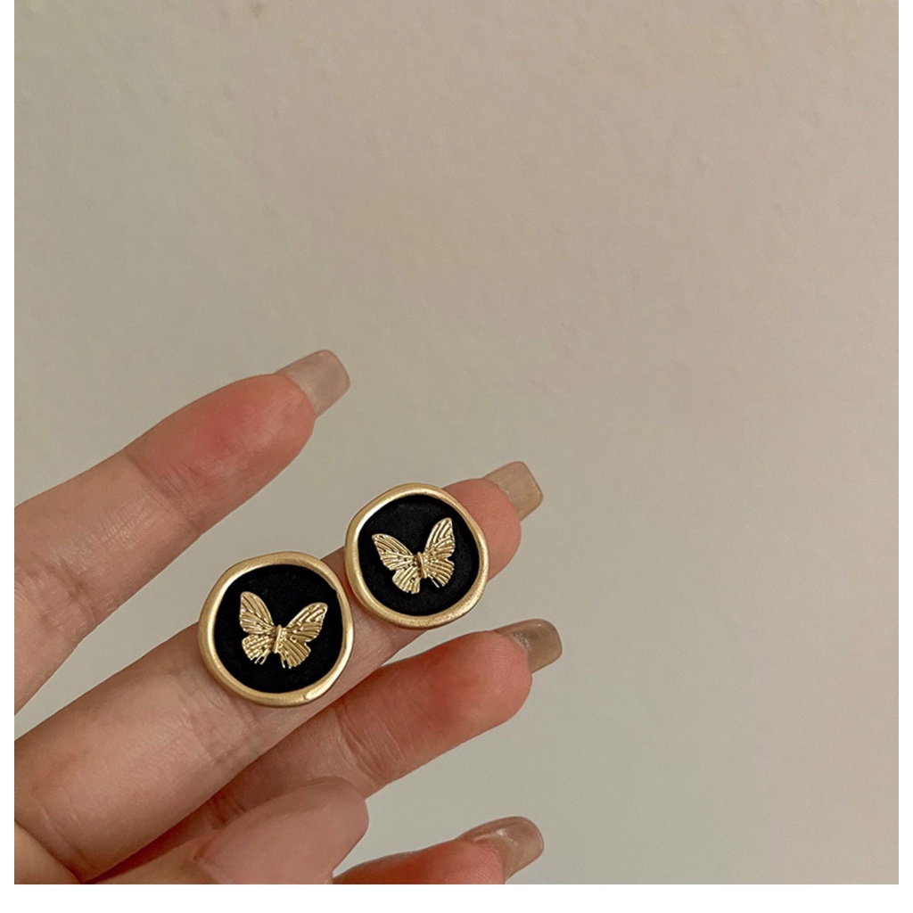 Bông Tai Hình Bướm Phong Cách Retro Thời Trang Mùa Hè 2022 Dành Cho Nữ